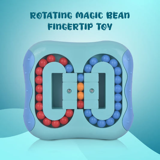 Magic Bean Rotating Cube Toy for Kids – Educational Puzzle & Stress Relief Fidget Toy (8 Years+)